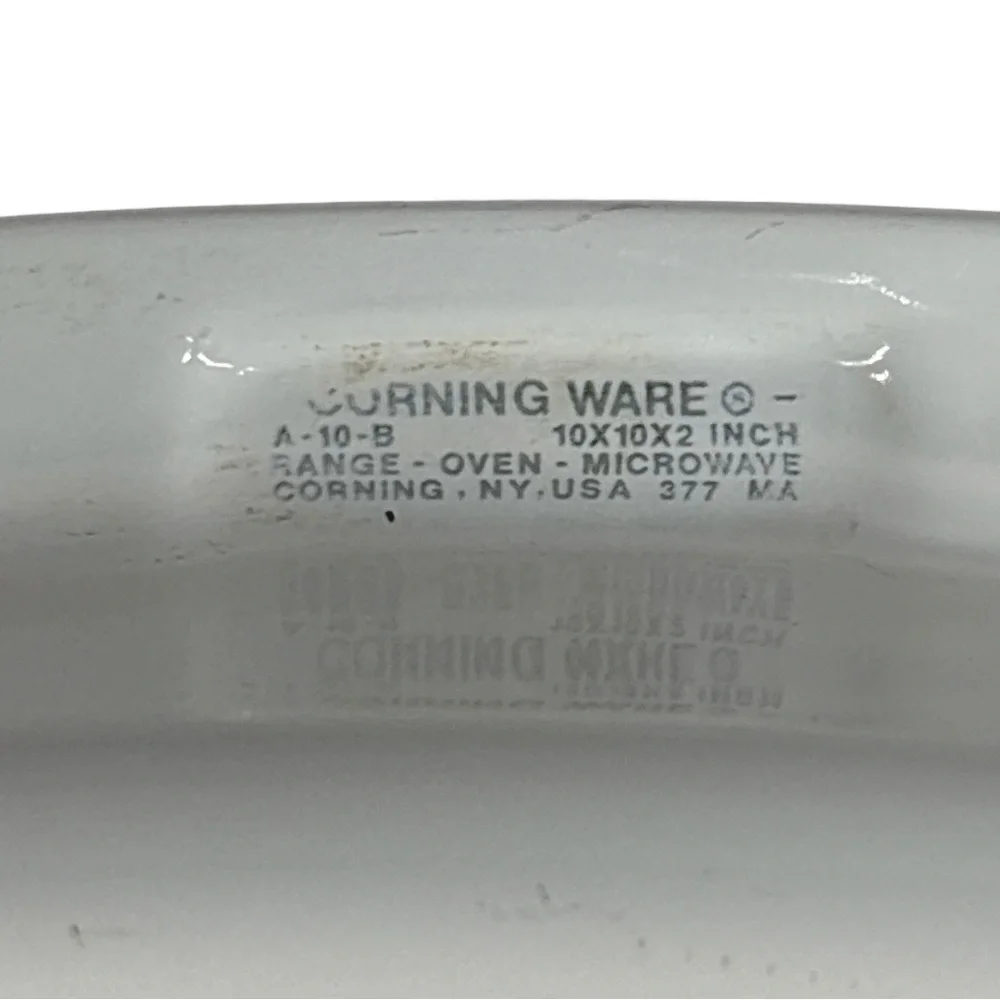 VTG Corning Ware Spice of Life A-10-B & A-1-B Casserole Dish Lot Of 2 No Lids